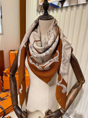 HERMES 25S SCARF 140 IN SILK 854808