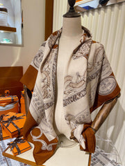 HERMES 25S SCARF 140 IN SILK 854808