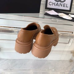 MOCCASINS brown CALFSKIN
