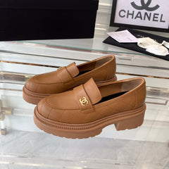 MOCCASINS brown CALFSKIN
