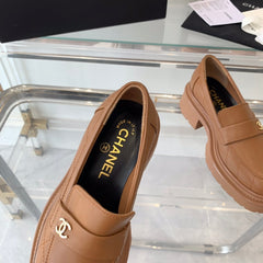 MOCCASINS brown CALFSKIN