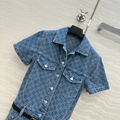 GUCCI DENIM JUMPSUIT STYLE 93