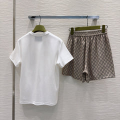GUCCI T-SHIRT AND SHORTS SET STYLE 121