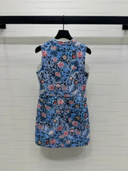 LV 25S ROUND NECK SLEEVELESS DRESS 264202