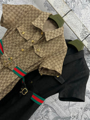 GUCCI SHORT-SLEEVE DRESS STYLE 104