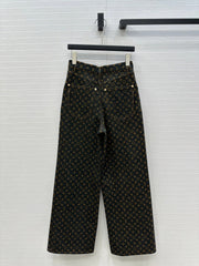 LV DENIM PANTS WITH LOGO 264395