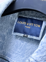 LV SHIRT JACKET IN LIGHT BLUE MONOGRAM MIX DAMIER DENIM 239121
