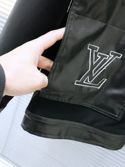 LV SHIRT JACKET IN BLACK SOFT CALFSKIN 239124
