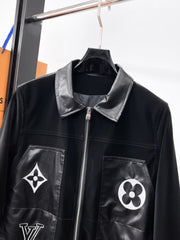 LV BLACK CALFSKIN JACKET 239522