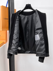 LV BLACK CALFSKIN JACKET 239522