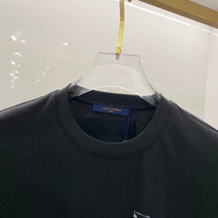 LV T-SHIRT BLACK COTTON 238848
