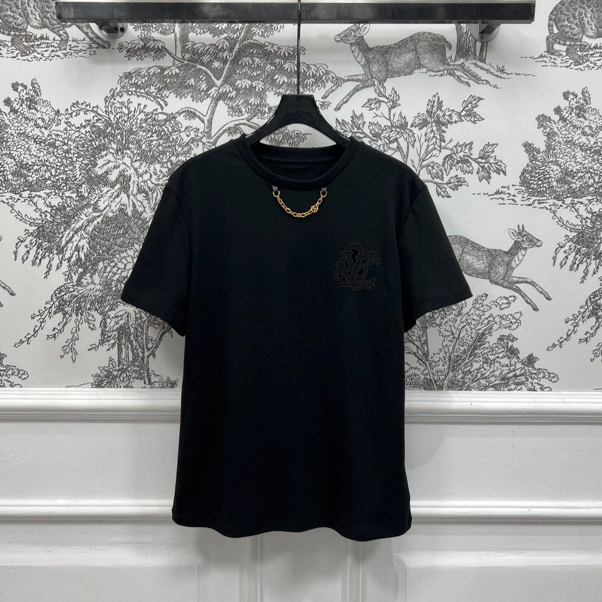 LV 25S SHORT SLEEVE T-SHIRT WITH EMBROIDERED LOGO 263035