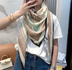 HERMES 25S SCARF 140 IN CASHMERE SILK 854529