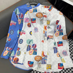 PATCHED SHIRT SILK MAHINA MONOGRAM  266720