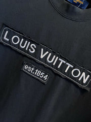 LV T-SHIRT IN BLACK COTTON 238864