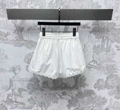 GUCCI 25S HIGH-WAIST DRAWSTRING SHORTS 264650