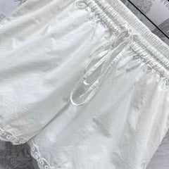 GUCCI 25S HIGH-WAIST DRAWSTRING SHORTS 264650