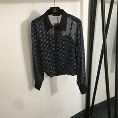 GUCCI SHIRT AND LONG SKIRT SET STYLE 63